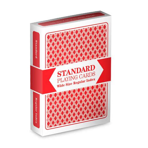 The cards are so slick. Red Standard Playing Cards