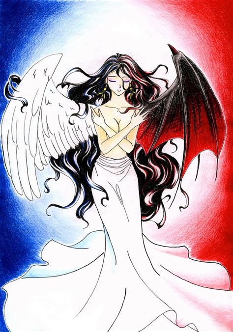 Devilish Angel Angelic Devil By Ukiyox3 On Deviantart