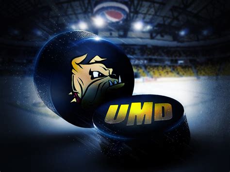 Umd Bulldog Hockey By Kevin Mcisaac On Dribbble