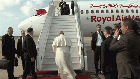 Pope Francis Concludes Papal Mass Leaves Morocco On Board Royal Air Maroc