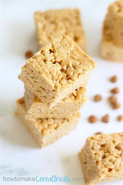Recipe For Butterscotch Rice Krispie Treats Easy Delicious Made In