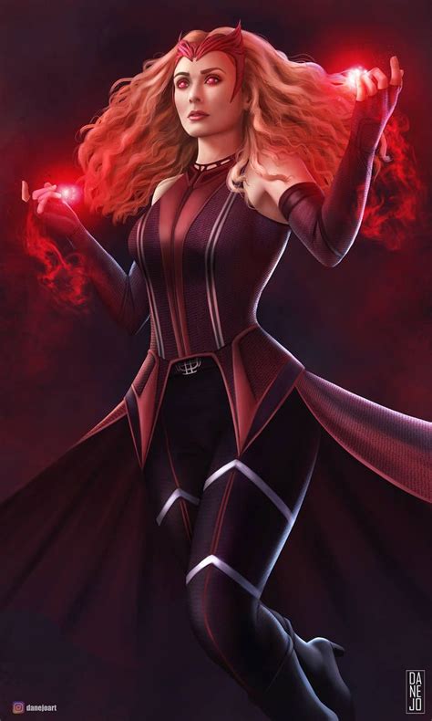 Scarlet Witch By Danejoart On Deviantart Scarlet Witch Scarlet Witch