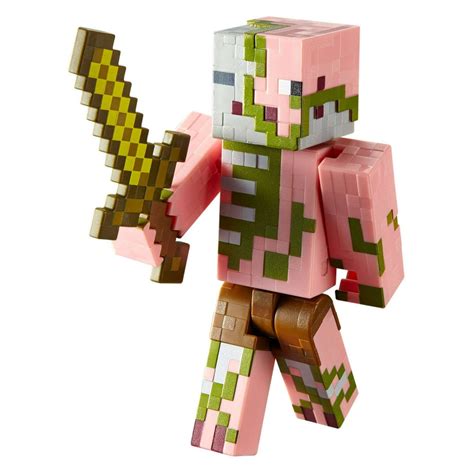 Minecraft Hostile Zombie Pigman Basic Figure