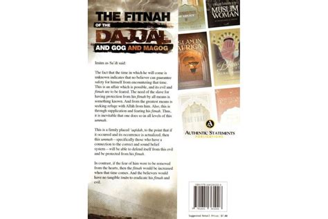 The Fitnah Of The Dajjal And Gog And Magog