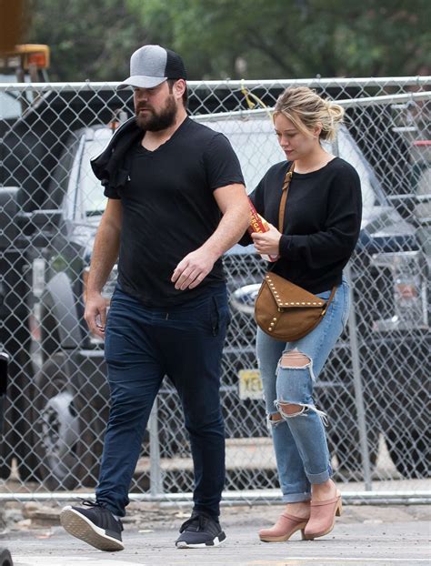 Hilary Duff And Her Ex Husband Mike Comrie Out In New York Gotceleb
