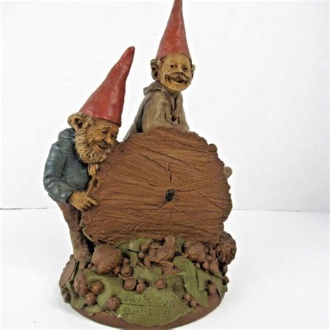 Tom Clark Gnomes Cairn Woody And Chane 1983 Lumber Forest Figurine 54