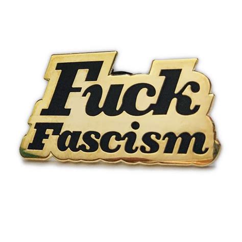 Fuck Fascism Pin Amoeba Music