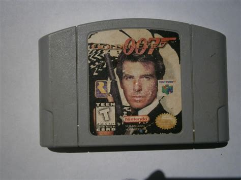 Goldeneye N64 Cartridge Only Used Nintendo 64 Games James Bond Theme