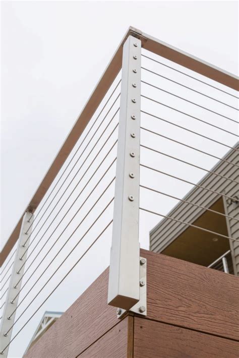 Project 172 Stainless Steel Cable Railing Posts Stairsupplies™