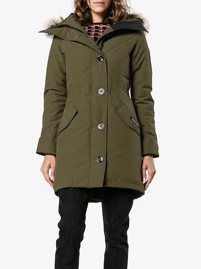 Canada Goose Green Rossclair Parka Browns