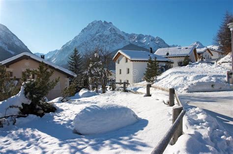 Alps Panoramy Zima Obraz Stock Obraz Złożonej Z Piast 7562453