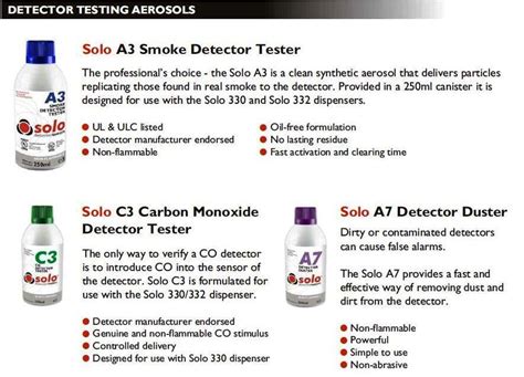 Manufactured by solo, the a3 smoke detector aerosol tester carries the independant ul and ulc. Solo Smoke Detector Tester Can, Rs 2500 /number Hiren ...
