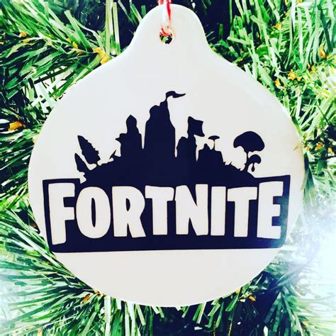 Shop for all the christmas decorations you need to bring sparkle to your tree, including ornaments, balls, garland, tree ribbon, toppers and more membership is open to you if you are an individual, you reside in canada and you are of the age of majority in the province in which you reside. Fortnite personalized Christmas ornament off white ceramic ...