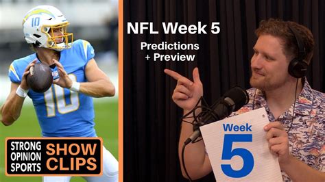 NFL Week 5 Predictions Preview YouTube