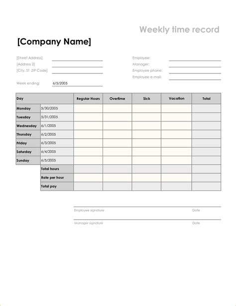Contractor Weekly Timesheet Template Templates Nty2oty Resume Examples