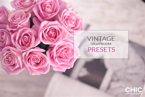 Vintage presets is a collection of old fashioned vintage presets for adobe lightroom that helps photographers to make #creativemarket. Vintage Lightroom Presets - Chic Lightroom Presets & Brushes