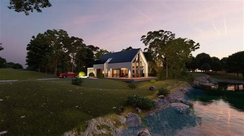 BEAUTIFUL AND RELAXING SCANDINAVIAN HOUSE DESIGN: LUMION 3D ANIMATION - YouTube