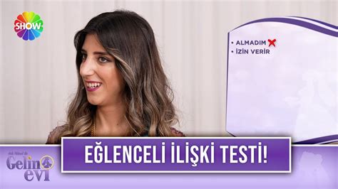 Beyza Nur gelin ve eşinin eğlenceli ilişki testi Gelin Evi 1070