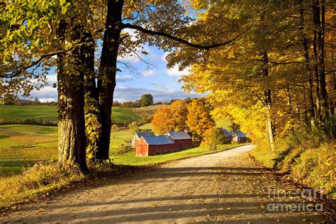 Autumn Farm In Vermont Photograph By Brian Jannsen Pixels