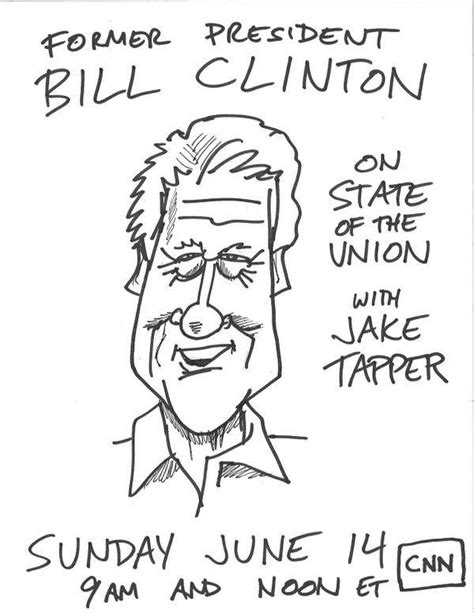 Jake Tapper Announces First Sotu Guest With Caricature