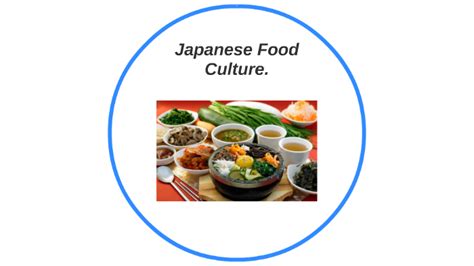 Overview of japanese culture japan is a very diverse and cultural country that has many beliefs and customs. Japanese Food Culture. by kate begley on Prezi Next