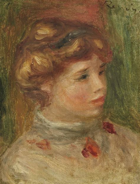 Pierre Auguste Renoir 1841 1919 Portrait De Femme Christies