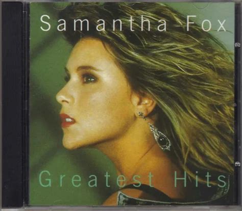 Samantha Fox Greatest Hits Cda Synth Pop Nothing S Gonna