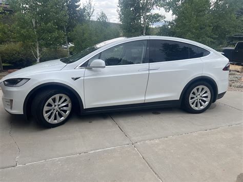 2018 Model X 100d Pearl White Multi Coat Lckpo Sell Your Tesla Only Used Tesla