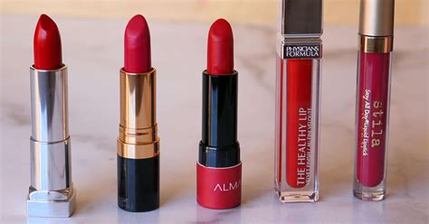 best drugstore red lipstick for brunettes inmylife alininha