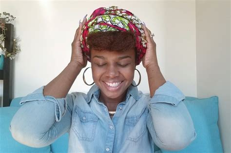 Head Wrap And Faux Bang Quick Fix Natural Hair Toia Barry
