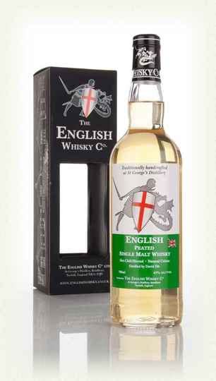 The English Whisky Co St Georges Distillery Peated Single Malt Whisky