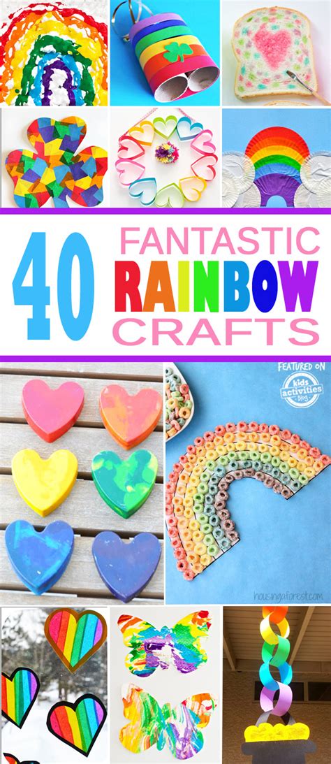 40 Fantastic Kids Rainbow Crafts Kids Activities Blog