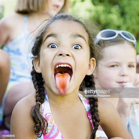 Black Girl Sticking Out Tongue Bildbanksfoton Och Bilder Getty Images