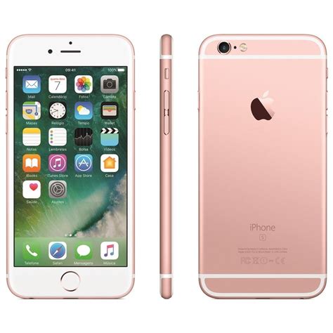Apple Iphone 6s 16 Gb Rose Gold Cdmagsm A1688 R 277190 Em