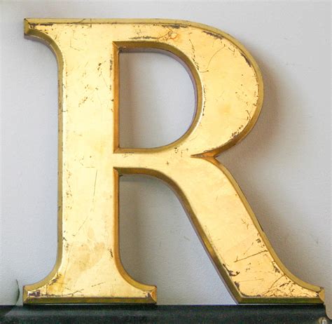 Vintage R Letters By Bonnie And Bell