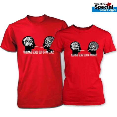 Valentine Special Couple T Shirt Sw3256 Shoppersbd