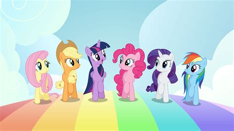 Six My Little Pony Character Digital Wallpaper Hd Wallpaper Wallpaper