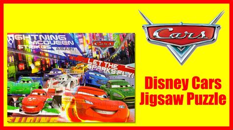 Disney Cars Jigsaw Puzzle Featuring Lightning Mcqueen Youtube