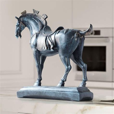 Resin Horse Statues Home Decorations Accessories Figurines For Office