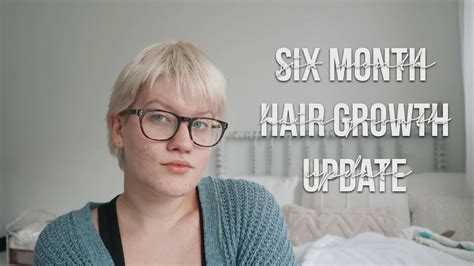 Six Month Hair Growth Update Shaving My Head Youtube