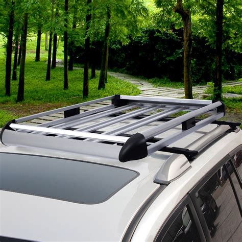 50 X 38 Aluminum Car Roof Cargo Carrier Luggage Basket Rack Top W