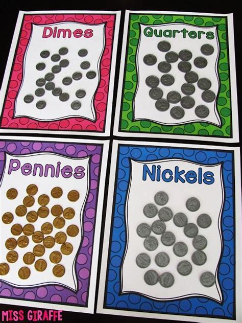 Identifying Coins Sorting Mats And Other Teaching Money Ideas For Kids