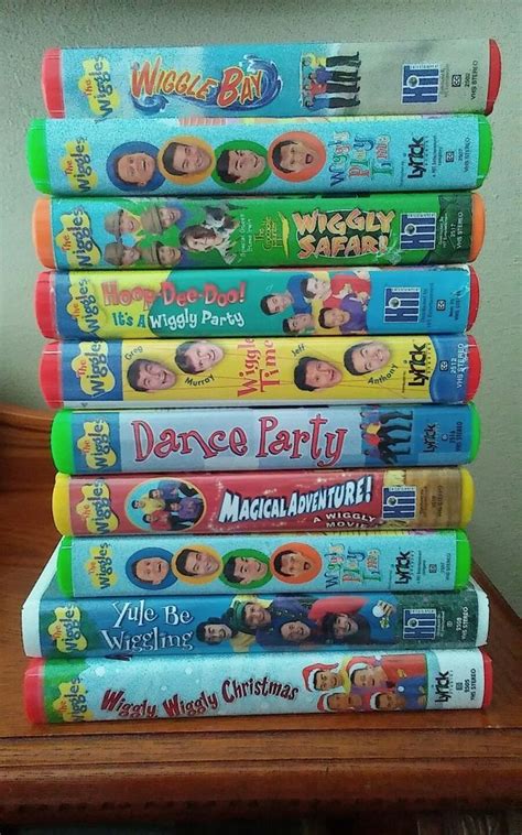 Lot 10 The Wiggles Vhs Video Tapes Dancing Singing Disney Channel