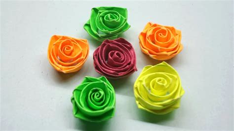 How To Make Quilling Rose Flowers Paper Quilling Rose Youtube