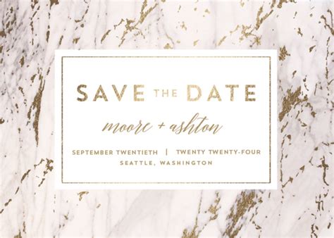 Marble Matrimony Foil Pressed Save The Date Cards By Ak Graphics Minted