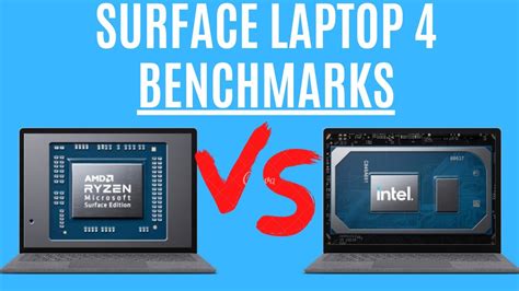 Surface Laptop 4 Amd Vs Intel Benchmark Tests Amd Ryzen 5 Vs Intel