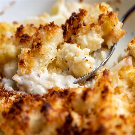 Creamy Cheesy Cauliflower Gratin The Genetic Chef