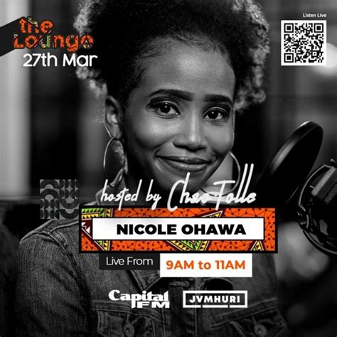 Stream Catch Up Radio The Lounge Nicole Ohawa Live Sessions By