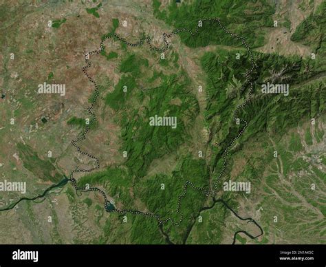 Caras Severin County Of Romania High Resolution Satellite Map Stock