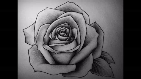 How to draw a rose bud drawing. How to draw a rose - drawing easy things step by step ...
